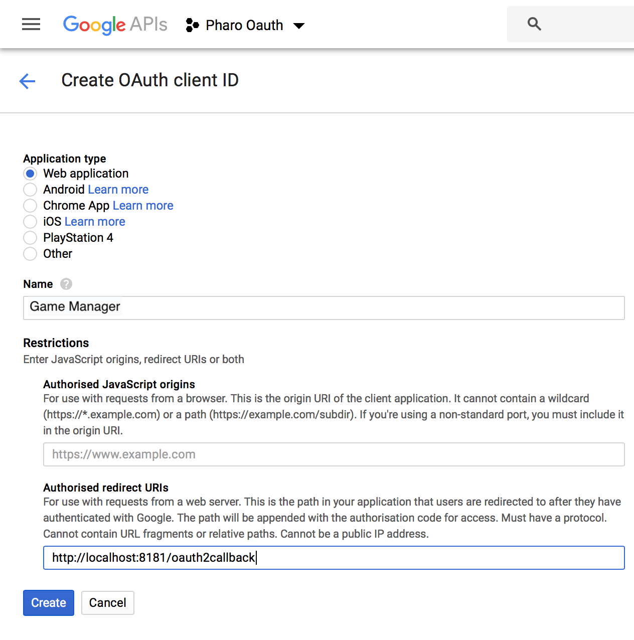 Google OAuth finalization
